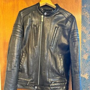 Rogue Men's Black Leather Jacket